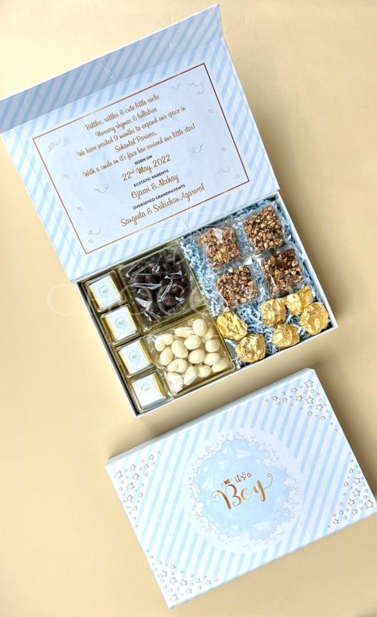 Baby Announcement Chocolate Gift Box
