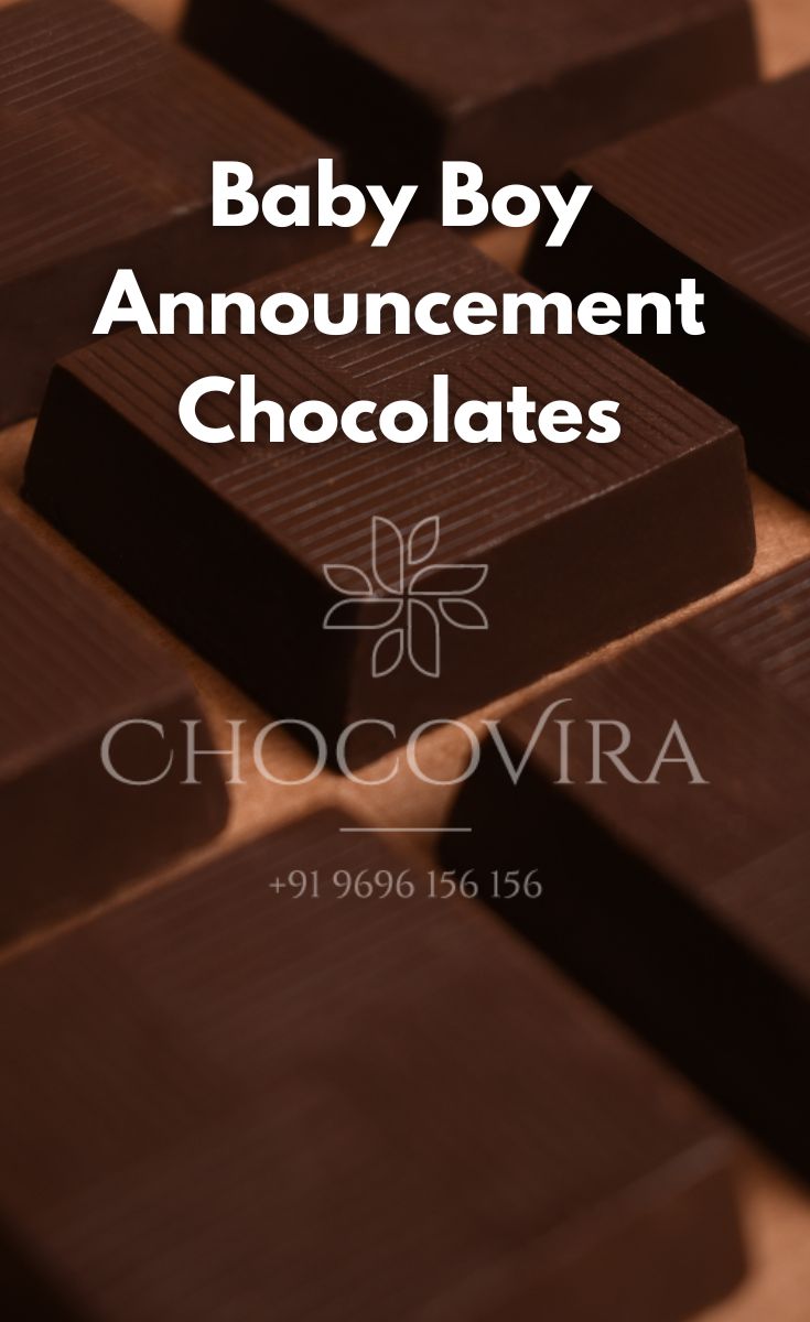Baby Boy Announcement Chocolates