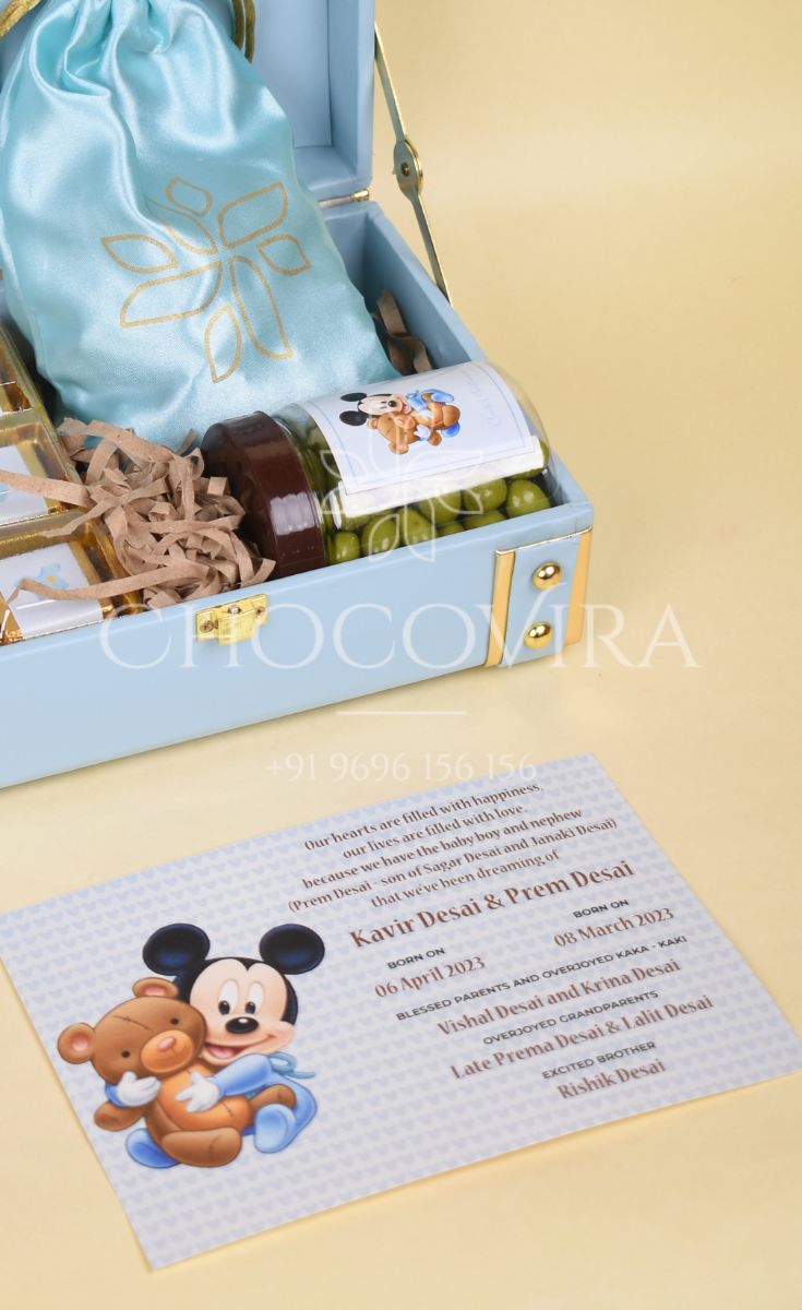 Personalized Cards for Baby Boy Announcement