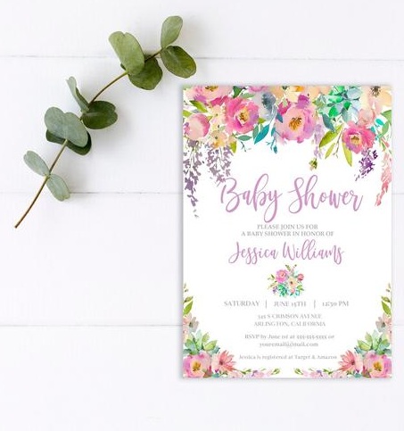 Baby Shower Digital Invitation