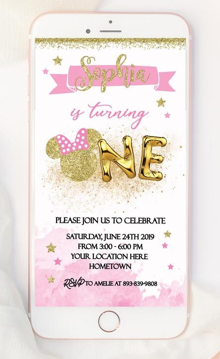 First Birthday Invitations