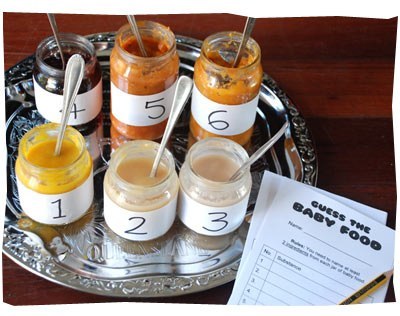 Guess The Baby Food- Baby Shower Games