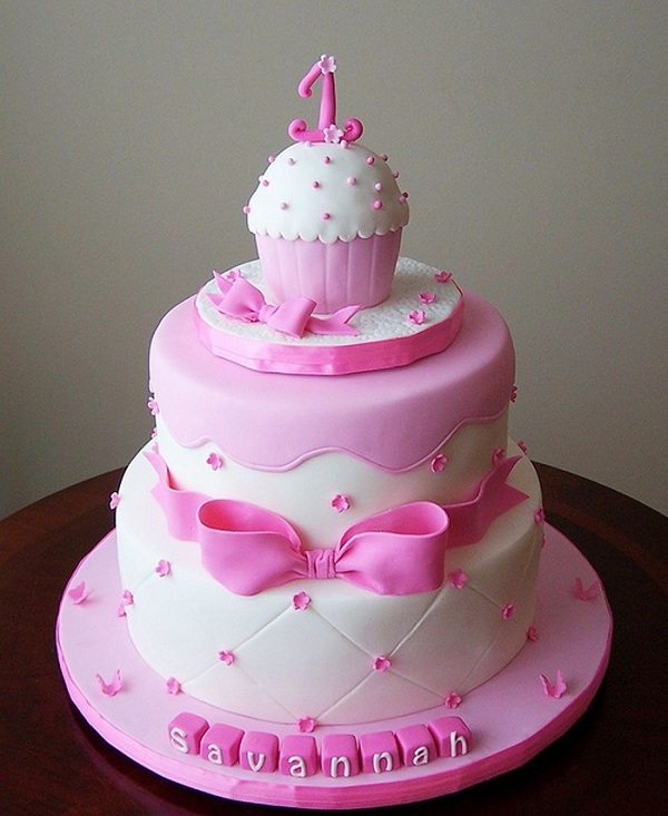Pink Birthday Cake for Birthday