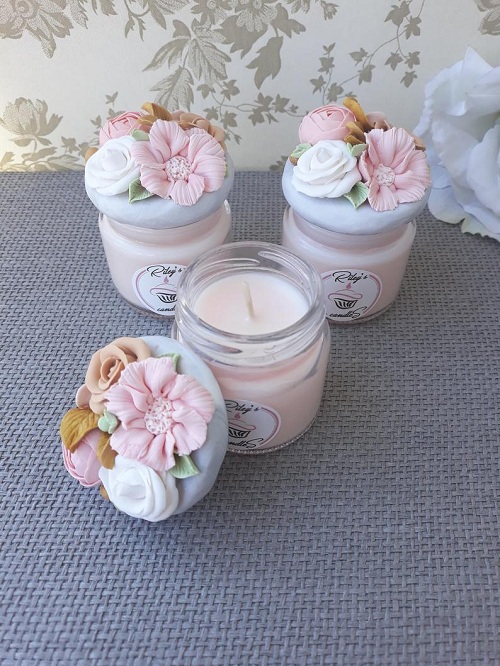 Scented Candles Favors for Baby Shower