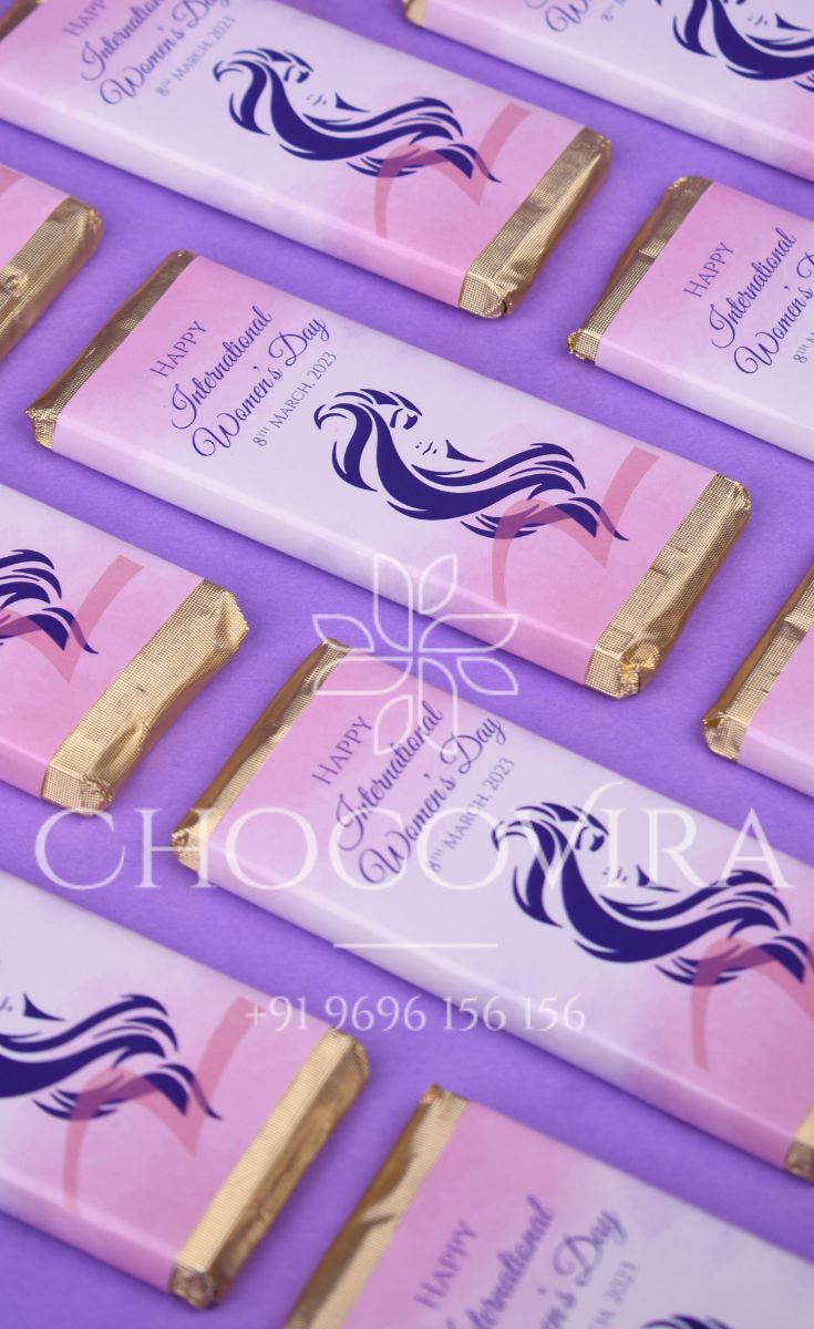 Corporate Chocolate Gift Bars for Womens Day