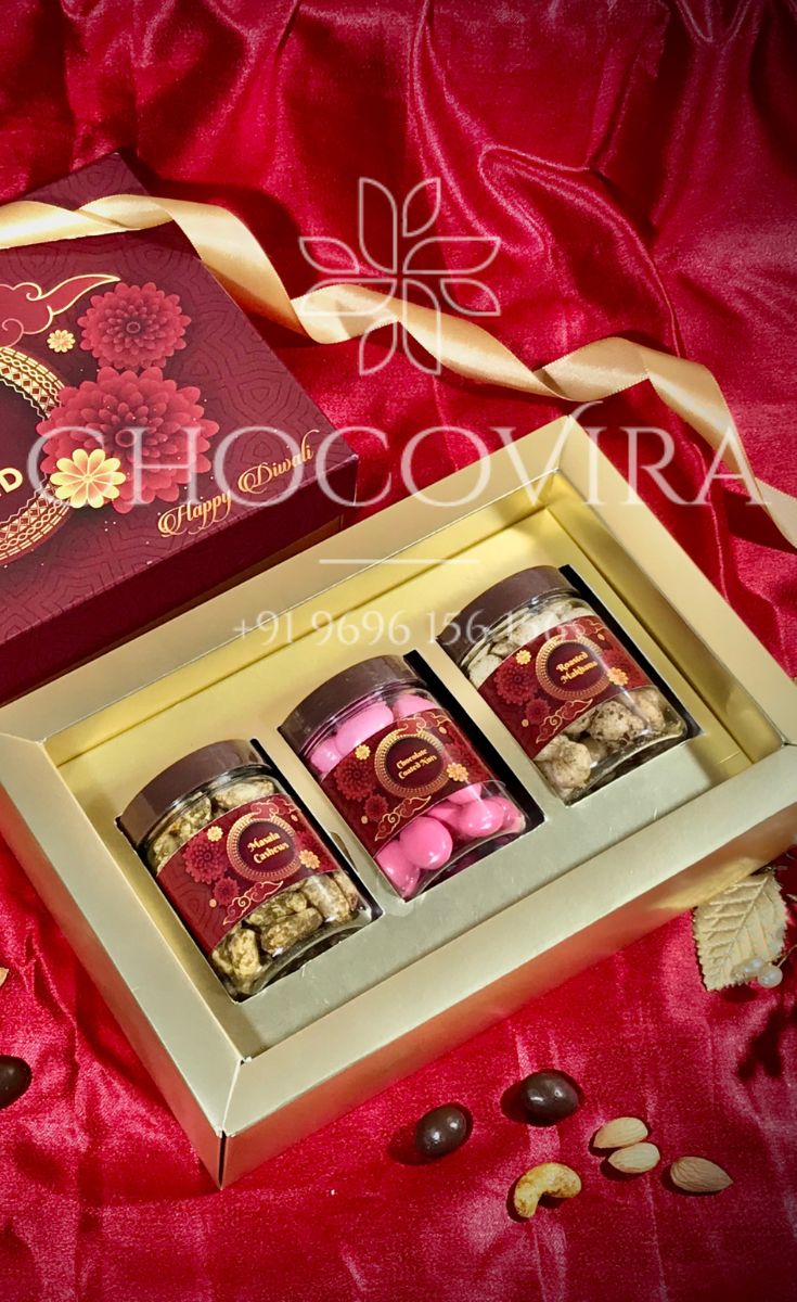Corporate Diwali Gifts with company name and logo