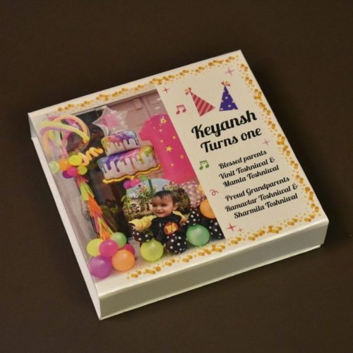 Gift the Best First Birthday Return Gift Chocolate Boxes from Chocovira!