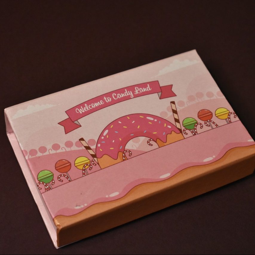 Theme based first bday return gift chocolate box