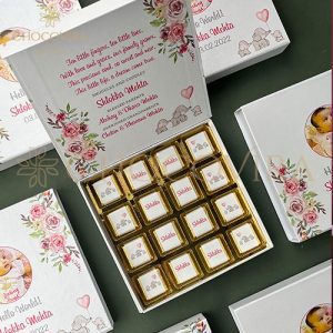 baby announcement sweet boxes