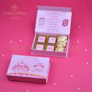 baby girl announcement sweet boxes